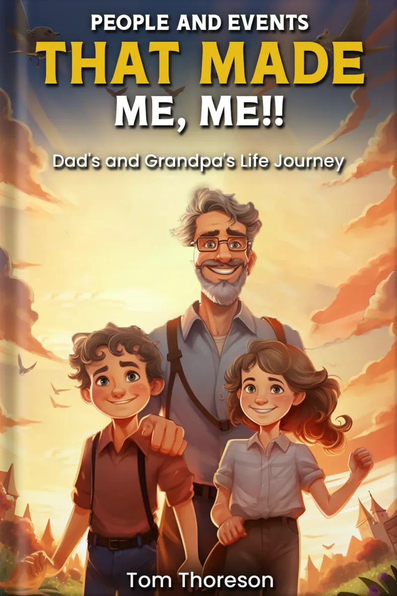 Cover of People and Events That Made Me, Me!!: Dad's and Grandpa's Life Journey, a memoir book